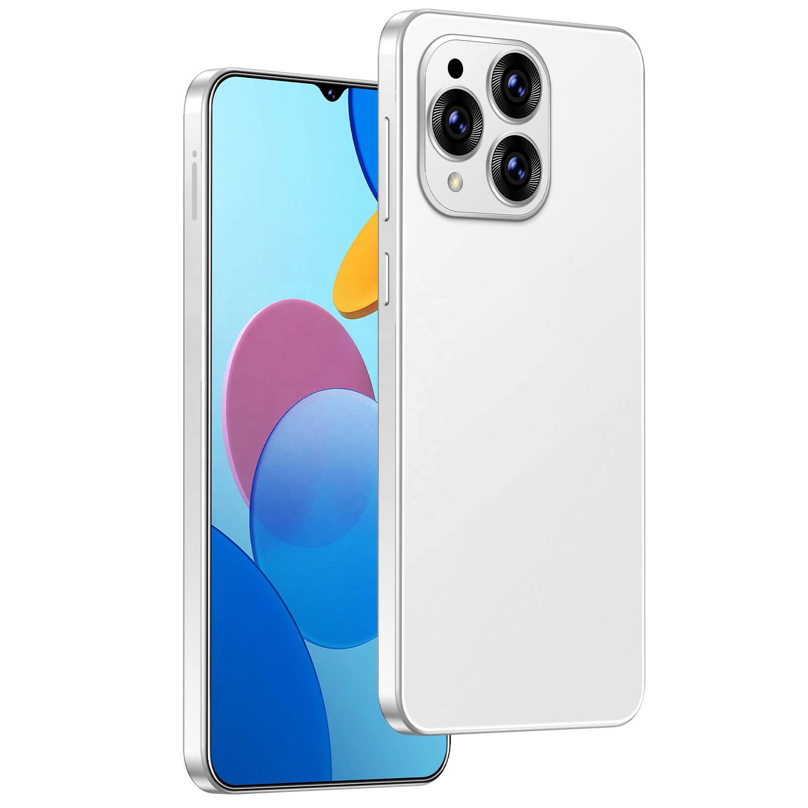 cheapest smart phones C55 P80 cellphone custom CPU and screen android 13 128GB mobile phones 3g&4g smartphone